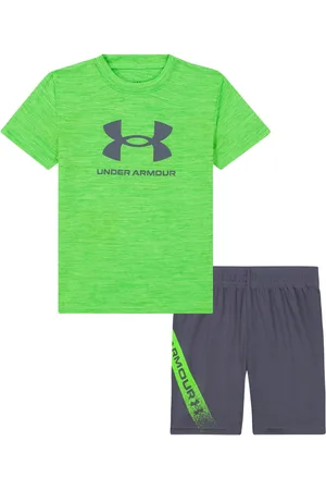 Under Armour Tech Fade T-Shirt and Shorts Set116122cm