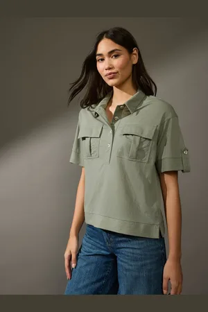 Next Kortærmet Boxy Pocket Skjorter40
