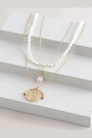 Next Pearl 4 Layer Necklaceen