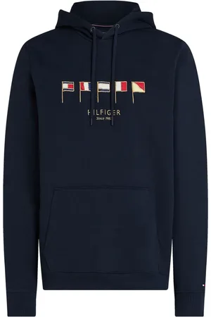 Tommy Hilfiger Multi Flags 100% Cotton Hoodiexlarge