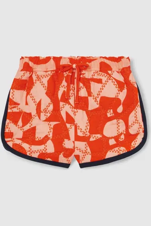 Reiss Josanna Cotton Graphic-Print Quilted Shorts152158cm