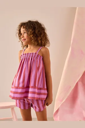Next 100% Cotton Stripe Top and Shorts Set (3-16yrs)104110cm
