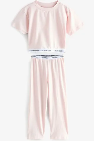 Calvin Klein Modern Knit T-Shirt And Trousers Pyjamas Set158164cm