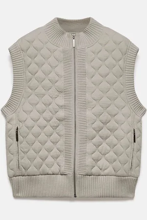 mint&berry Quilted Cotton Blend GiletXL