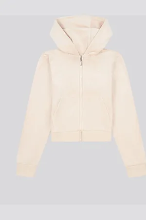 Juicy Couture Girls Tonal Velour Zip Up Hoodie15 - 16 år (170 - 176cm)