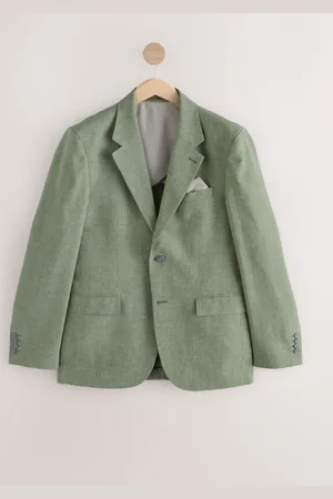 Next Hør Blend Texture Jakkesæt Jakke38l