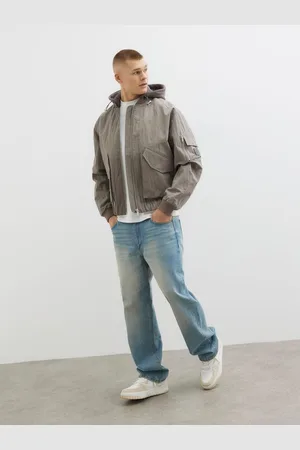 River Island Hooded Bomber JacketMiddel