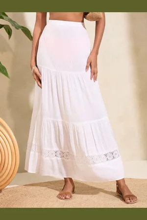 Love & Roses Broderet Beach Maxi Nederdel42