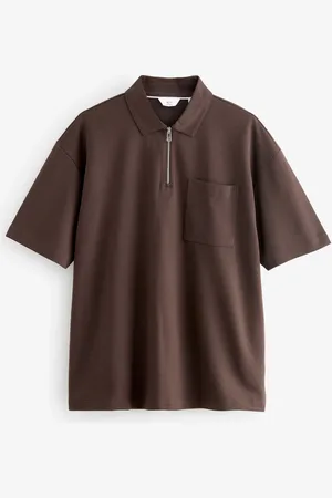 Next Heavyweight Quarter Zip Polo ShirtL