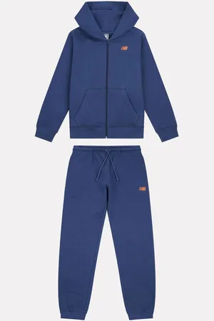 New Balance Drenge Small Brush Back Logo Hættetrøje Sæt12 - 13 år (152 - 158cm)
