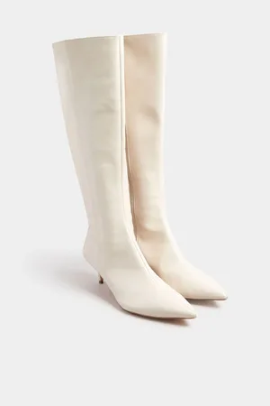 Long Tall Sally Dressy Knee High Point PU Boots