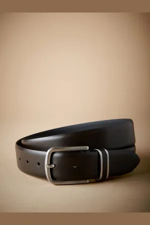 Next Signature Leather Infill Keeper BeltL
