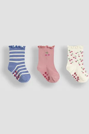 JoJo Maman Bébé Fruit Socks 3 Pack6 - 12 måneder (68 - 80cm)