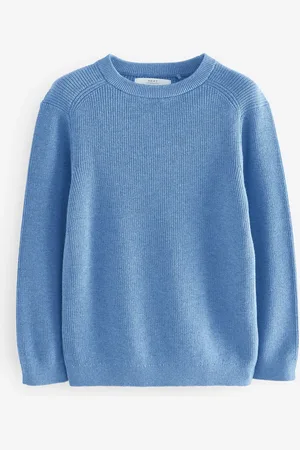 Next 100% Cotton Crew Neck Knitted Jumper (3-16yrs)12 år (152cm)