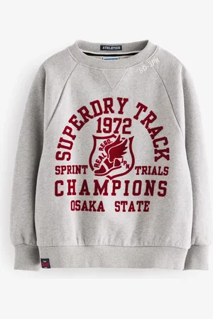 Superdry Varsity Sweatshirt with Flocked Print9 år (134cm)
