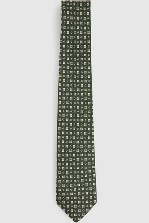 Reiss Cavoli Silk Medallion Print TieEN