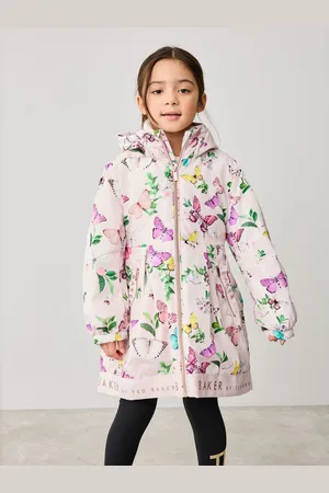Ted Baker Pink Shower Resistant Floral Printed Rain Trench2 - 3 år (92 - 98cm)