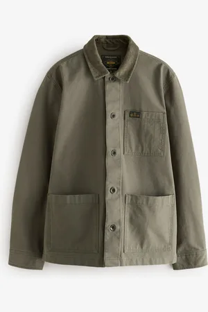 Next Lærredsarbejde 100% Bomuld Jakke Med Corduroy KraveM