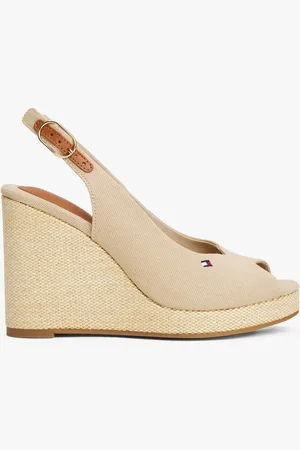 Tommy Hilfiger Mid Kilehæle Slingback Sandalereu39