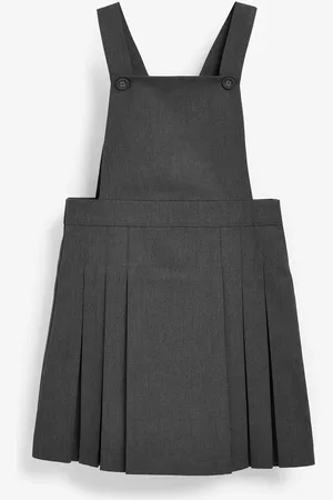 Next Plisseret Tabard Pinafore School Kjole (3-14år)7 år (122cm)