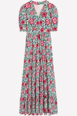 Boden 100% Cotton Bella Puff Sleeve Maxi Dress40
