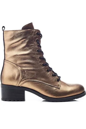 Moda In Pelle Bezzie Lace-Up Leather Ankle Boots