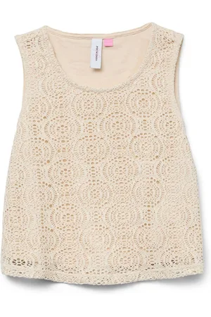 VERO MODA Sleeveless Lace Jersey Tank Top122128cm