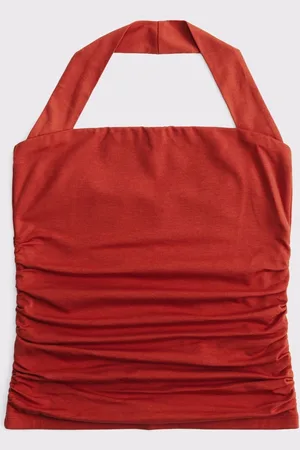 Abercrombie & Fitch Woven Halter Neck Topsmall