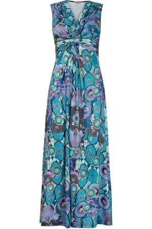 Joe Browns Sleeveless Twist Front Printed Jersey Maxi Dress44