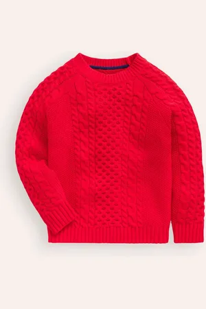 Boden Heritage Cable Jumper7 - 8 år (122 - 128cm)