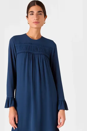Whistles Jemma Ruched Panel Mini Kjole44