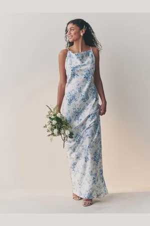 Next Bridesmaid Satin Cowl Neck V-Back Maxi Dress42