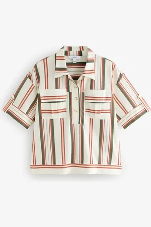 Next Kortærmet Boxy Pocket Skjorter42
