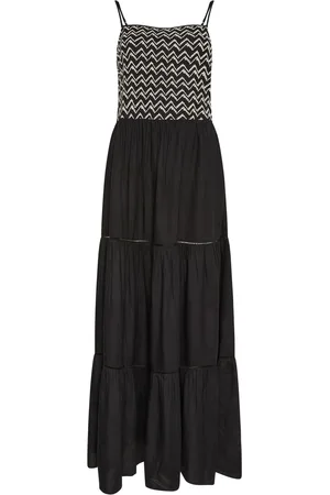 Long Tall Sally Broderi Detail Tiered Maxikjole36 Høj