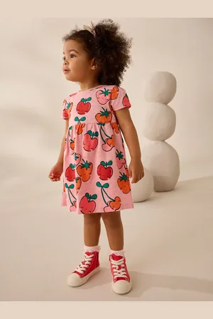 Next Kortærmet Jersey 100% Bomuld Kjole (3mdr.-7år)9298cm