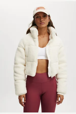Cotton On The Mother Puffer Cropped Sherpa JacketStor
