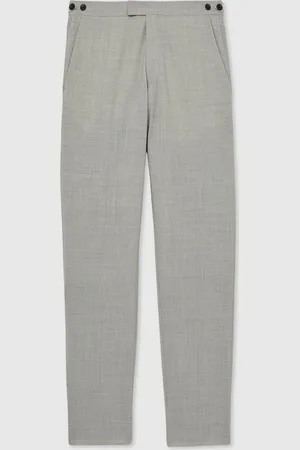 Reiss Slice Puppytooth-Check Suit Trousers Slim-Fit30r