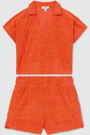 Reiss Cyri Towelling Shirt And Shorts Set116122cm