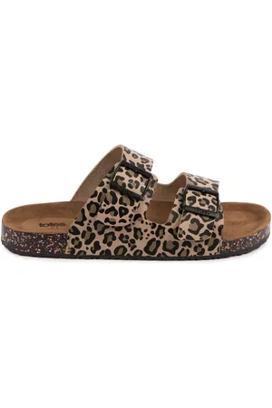 Totes Ladies PU Double Buckle Sliderseu39
