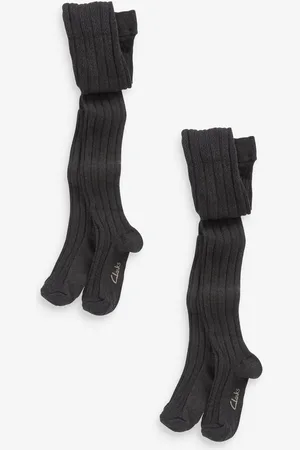 Clarks Ribbed Tights 2 Pack5 - 6 år (110 - 116cm)
