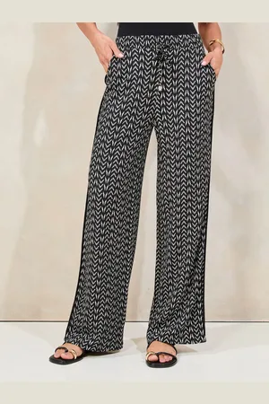 Lipsy London Crinkle Wide Leg Trousers40