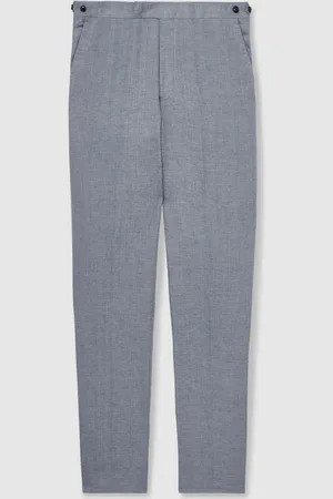 Reiss Warner Linen Slim-Fit Suit Trousers34r