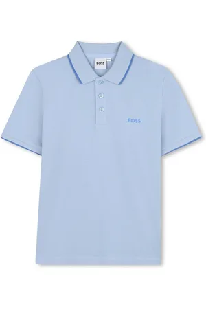 HUGO BOSS Logo Short Sleeve Pique Polo Shirt140146cm