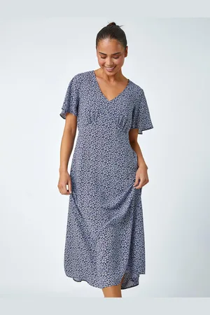 Roman Petite Ditsy Paisley Midi Kjole40