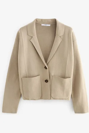Next 100% Cotton Knitted Blazer CardiganM