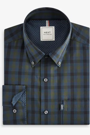 Next Regular Fit Easy Iron Long Sleeve Single Cuff Oxford ShirtS