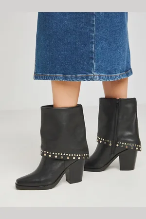 Simply Be Western Cuff Besat Ankel Støvler I Bred pasform