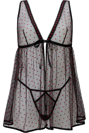 Ann Summers The Mesmerizing Flock Prikker Babydoll SætS