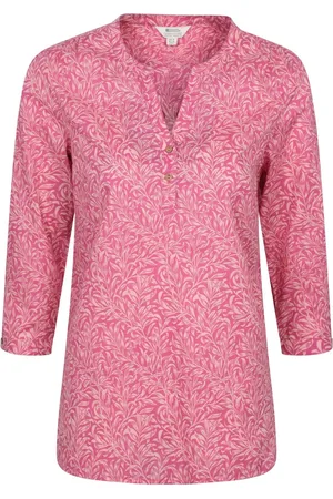 Mountain Warehouse Womens Petra Printed 3/4 Sleeve 100% Cotton Shirt40
