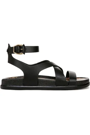 Sam Edelman Normal pasform Delia Gladiator Sort Sandaler7